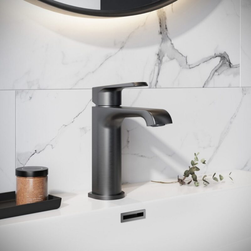 Scudo Montana Mono Basin Mixer Tap Gunmetal
