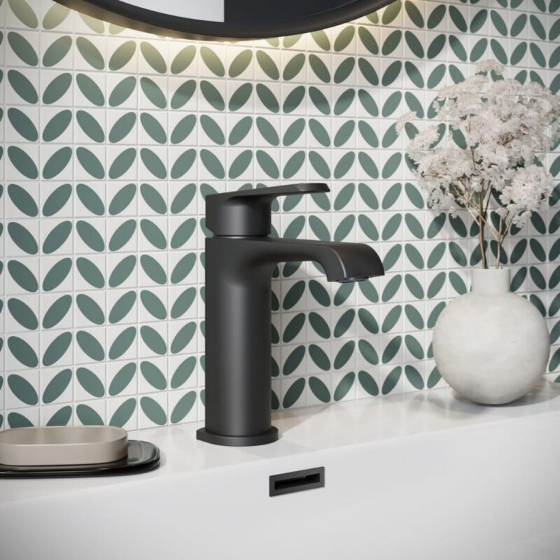 Scudo Montana Mini Mono Basin Mixer Tap Matt Black
