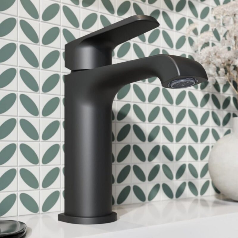 Scudo Montana Mini Mono Basin Mixer Tap Matt Black