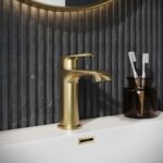 Scudo Montana Mini Mono Basin Mixer Tap Brushed Brass