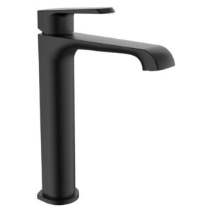Scudo Montana Tall Mono Basin Mixer Tap Matt Black