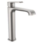 Scudo Montana Tall Mono Basin Mixer Tap Brushed Nickel