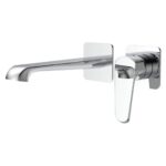 Scudo Montana Wall Bath Filler Tap Chrome