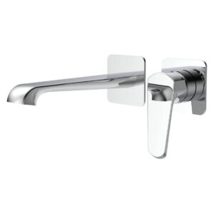 Scudo Montana Wall Basin Mixer Tap Chrome