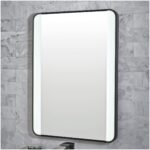 Scudo Mono Soft Square 500X700mm Mirror with Demister & Colour Change