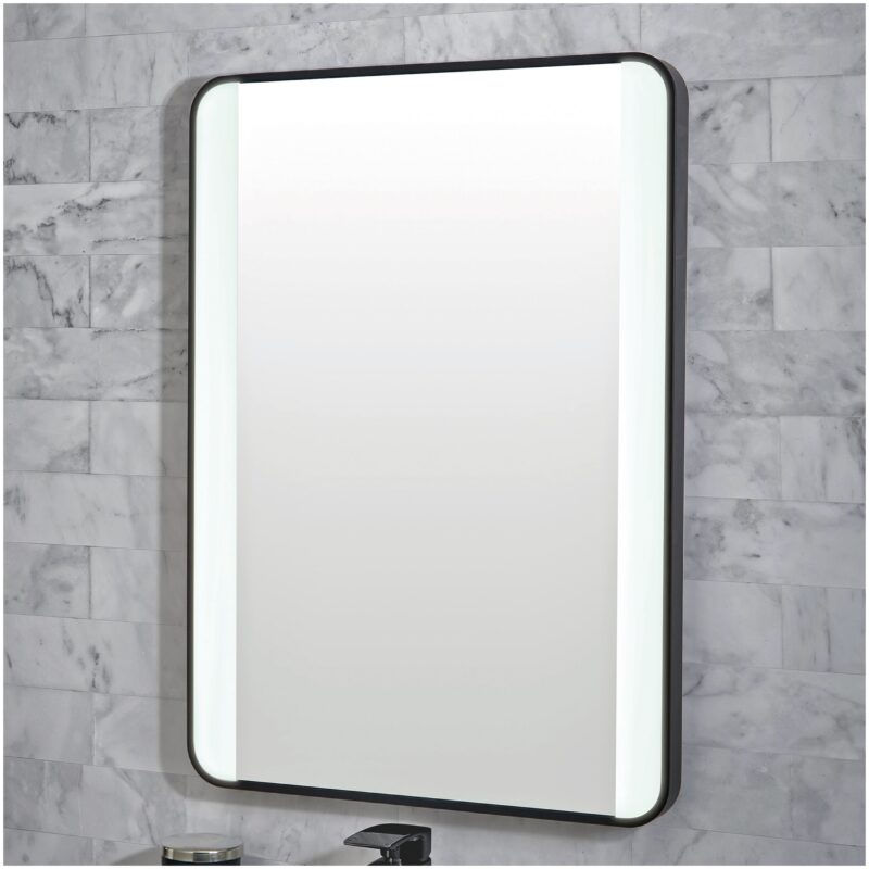 Scudo Mono Soft Square 500X700mm Mirror with Demister & Colour Change