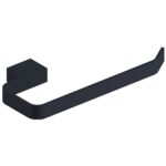 Scudo Mono Towel Ring Black