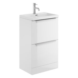 Scudo Muro 500 Floor Cabinet Gloss White
