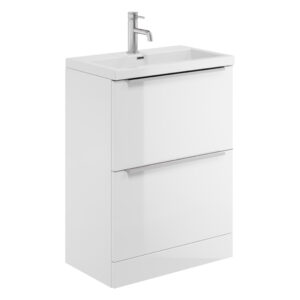 Scudo Muro 600 Floor Cabinet Gloss White