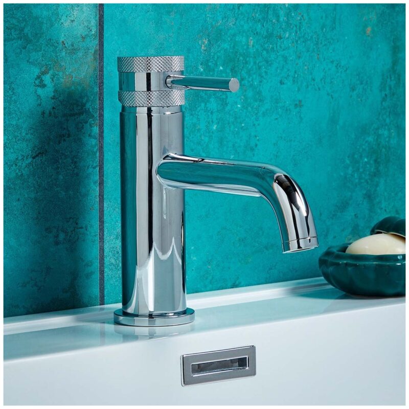 Scudo Core Mono Basin Mixer Tap Chrome