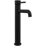 Scudo Core Tall Mono Basin Mixer Tap Black