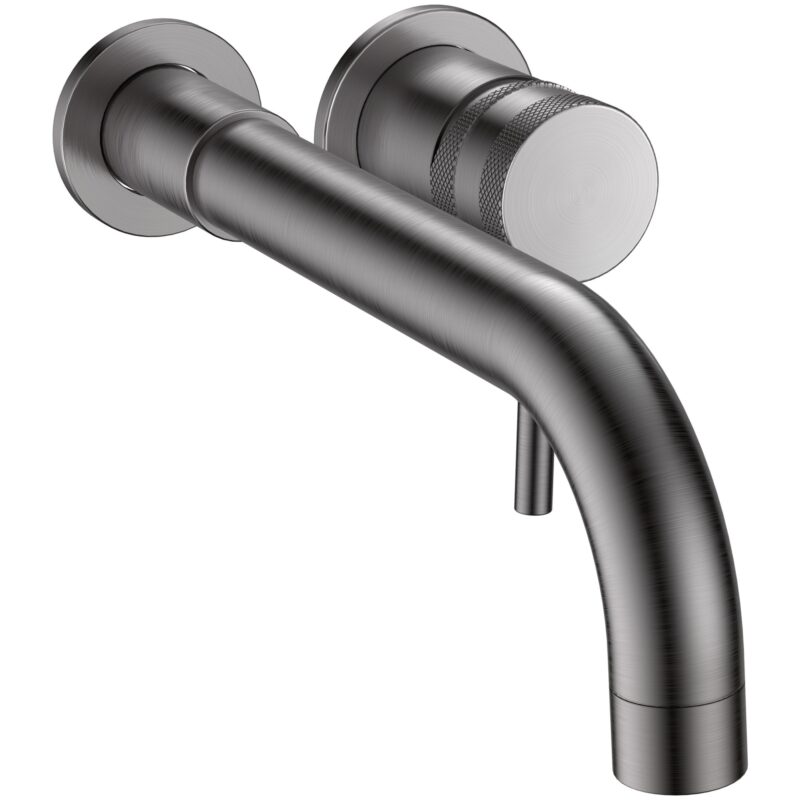 Scudo Core Wall Mounted Basin Tap Gunmetal Scudo Core Wall Mounted Basin Tap Gunmetal