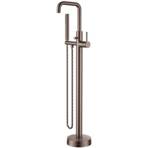 Scudo Core Freestanding Bath Shower Mixer Tap Brushed Bronze