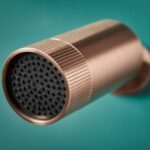 Scudo Core Spotlight Shower Head Brushed Bronze