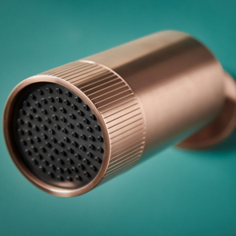 Scudo Core Spotlight Shower Head Brushed Bronze