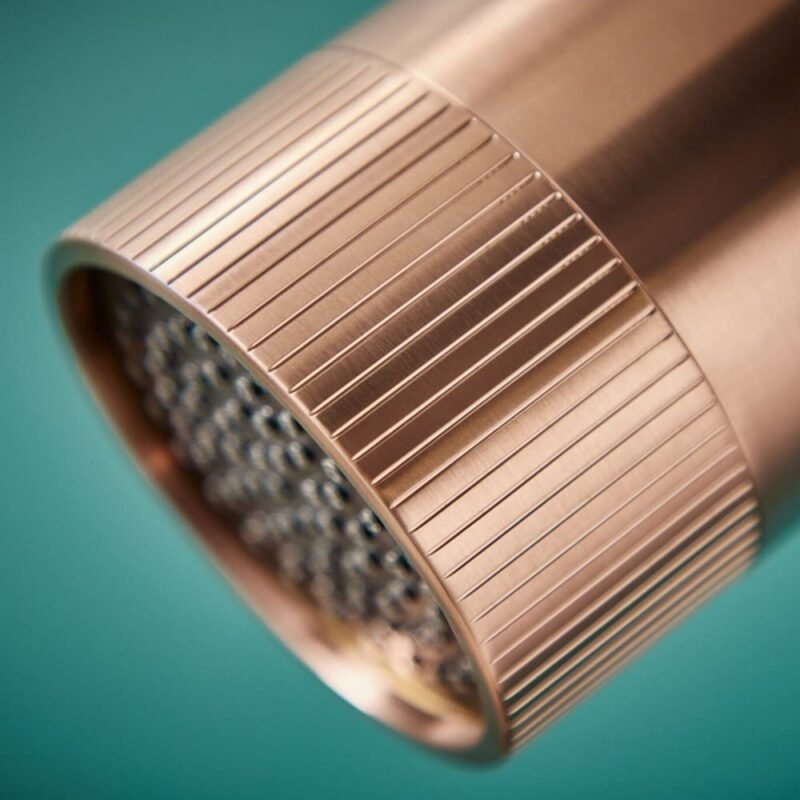 Scudo Core Spotlight Shower Head Brushed Bronze