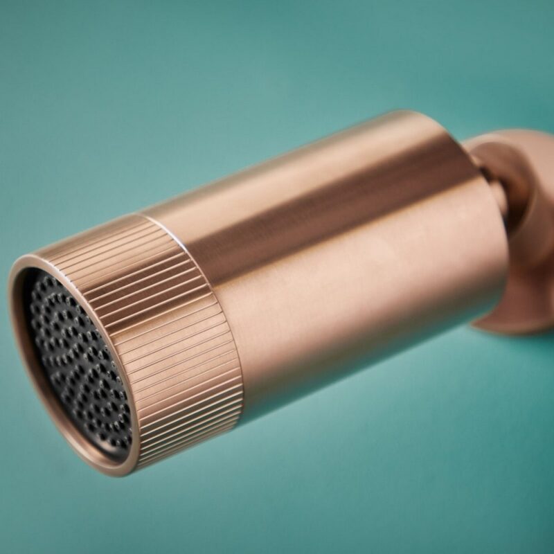 Scudo Core Spotlight Shower Head Brushed Bronze