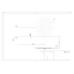 Scudo Core Round Shower Arm & Head Guntela