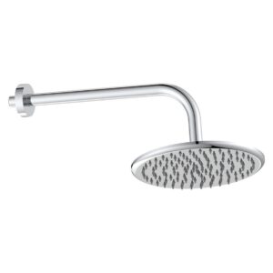 Scudo Round Shower Arm & Head Chrome