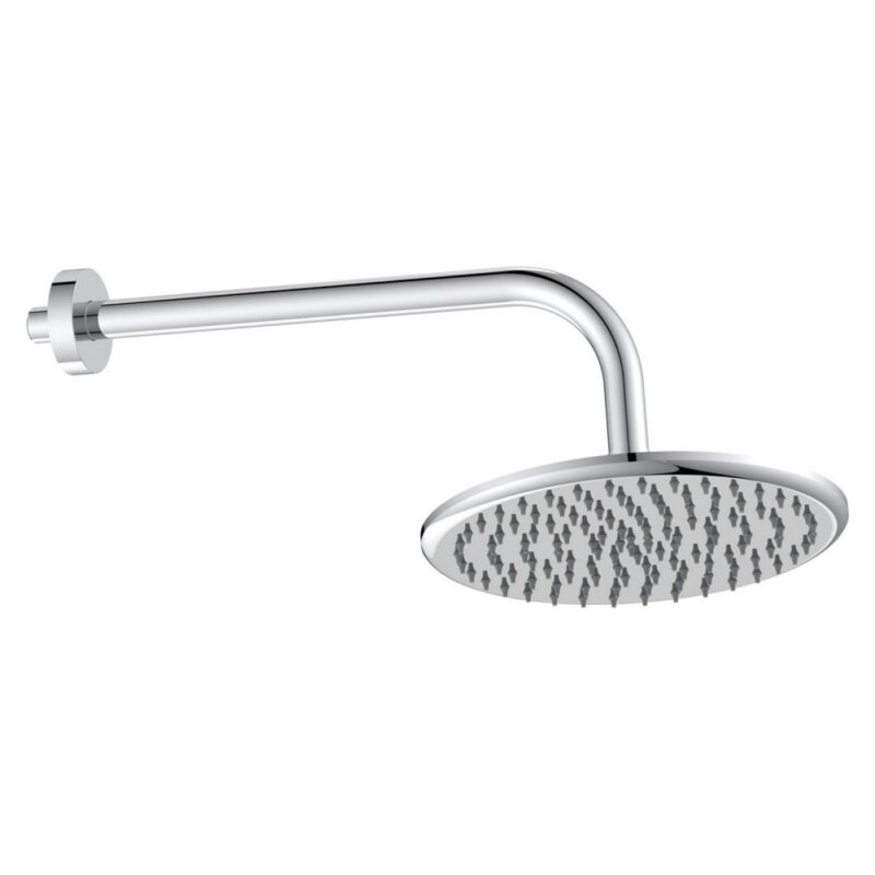 Scudo Round Shower Arm & Head Chrome