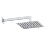Scudo Square Shower Arm & Head Chrome