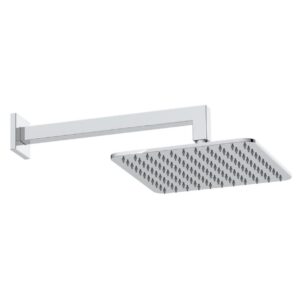Scudo Square Shower Arm & Head Chrome