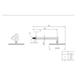 Scudo Square Shower Arm & Head Matt Black
