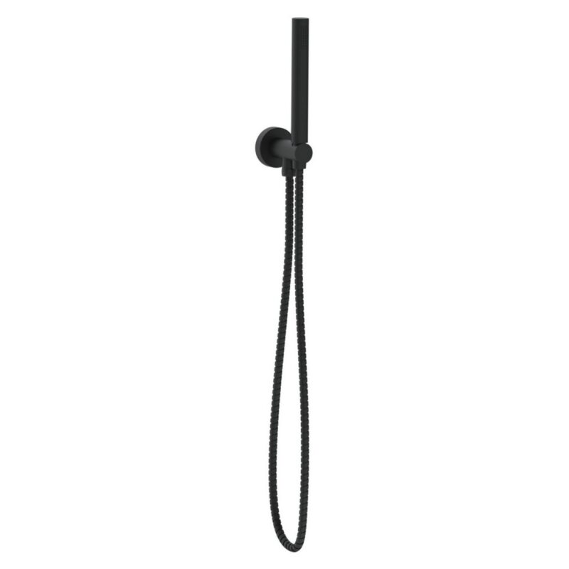 Scudo Shower Handset, Outlet & Holder Matt Black