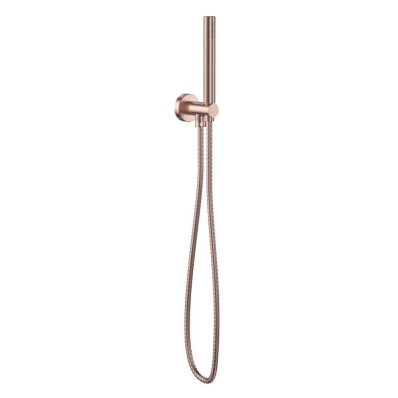 Scudo Shower Handset, Outlet & Holder Brushed Bronze Scudo Shower Handset, Outlet & Holder Brushed Bronze