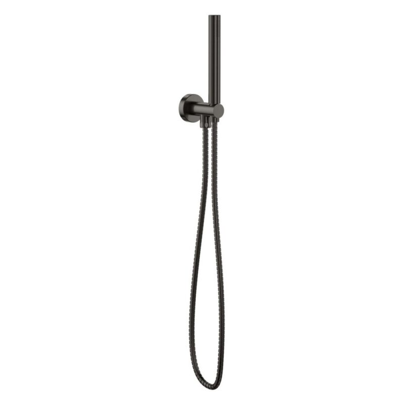 Scudo Shower Handset, Outlet & Holder Gunmetal Scudo Shower Handset, Outlet & Holder Gunmetal