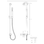 Scudo Slide Rail Kit Gunmetal