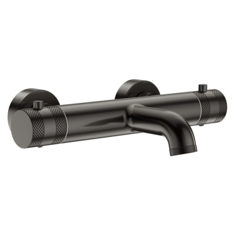 Scudo Core Thermostatic Wall Bath Filler Gun Metal Scudo Core Thermostatic Wall Bath Filler Gun Metal