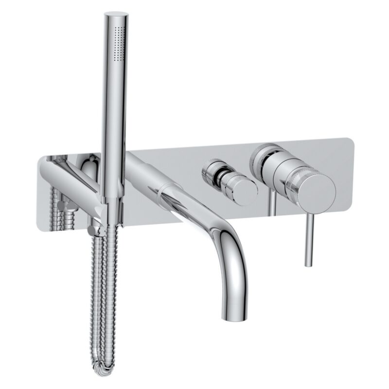 Scudo Core Wall Bath Shower Mixer Chrome Scudo Core Wall Bath Shower Mixer Chrome