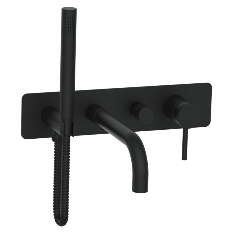 Scudo Core Wall Bath Shower Mixer Matt Black Scudo Core Wall Bath Shower Mixer Matt Black