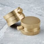 Scudo Core Wall Bath Shower Mixer Brushed Brass