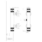 Scudo Core Bar Shower Valve Brushed Brass