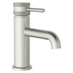 Scudo Core Mono Basin Mixer Tap Brushed Nickel