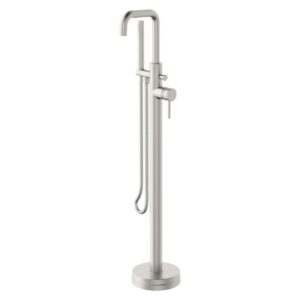 Scudo Core Freestanding Bath Shower Mixer Brushed Nickel