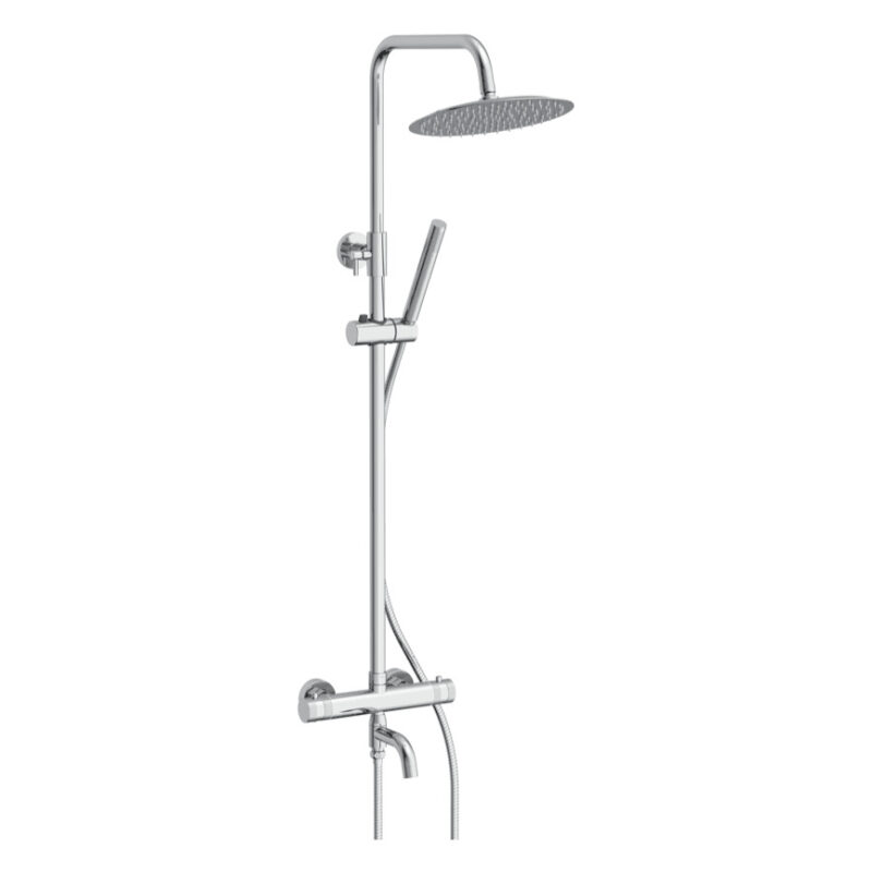 Scudo Core Round Bath Filler Wall Mounted Shower Chrome Scudo Core Round Bath Filler Wall Mounted Shower Chrome