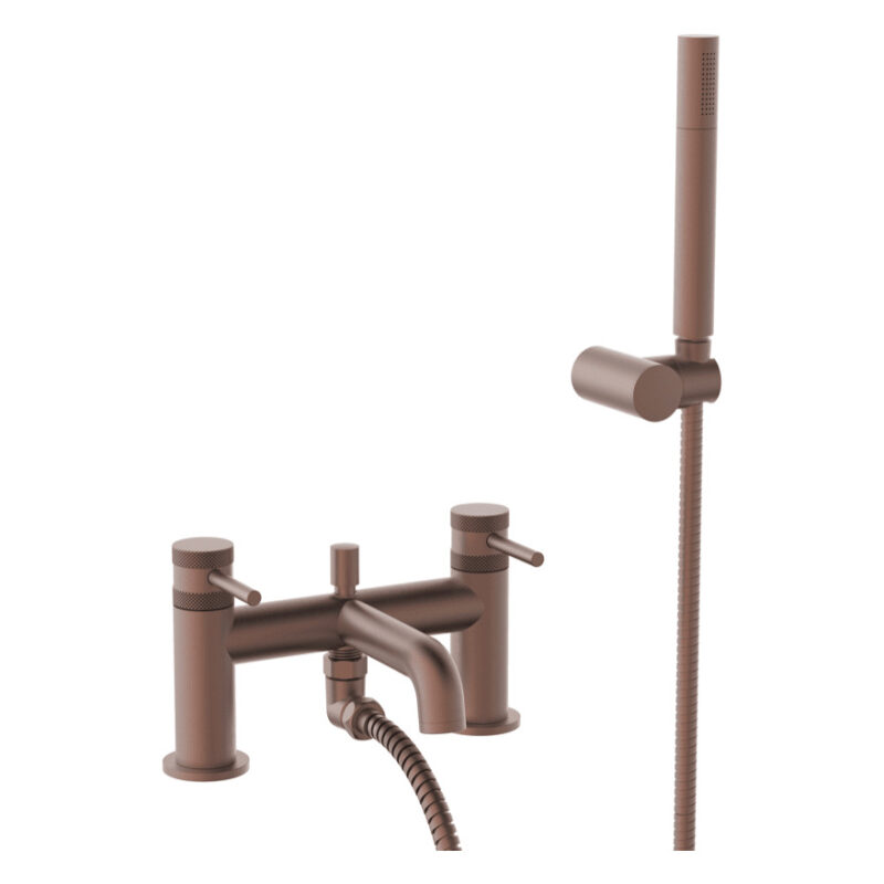 Scudo Core Bath Shower Mixer Brushed Bronze Scudo Core Bath Shower Mixer Brushed Bronze