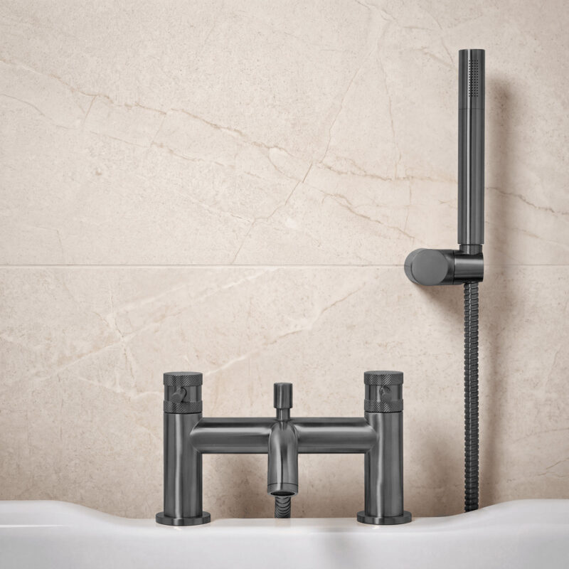 Scudo Core Bath Shower Mixer Gunmetal