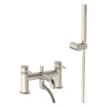 Scudo Core Bath Shower Mixer Brushed Nickel