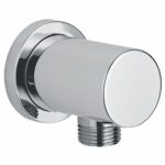 Scudo Chrome Round Wall Outlet Elbow