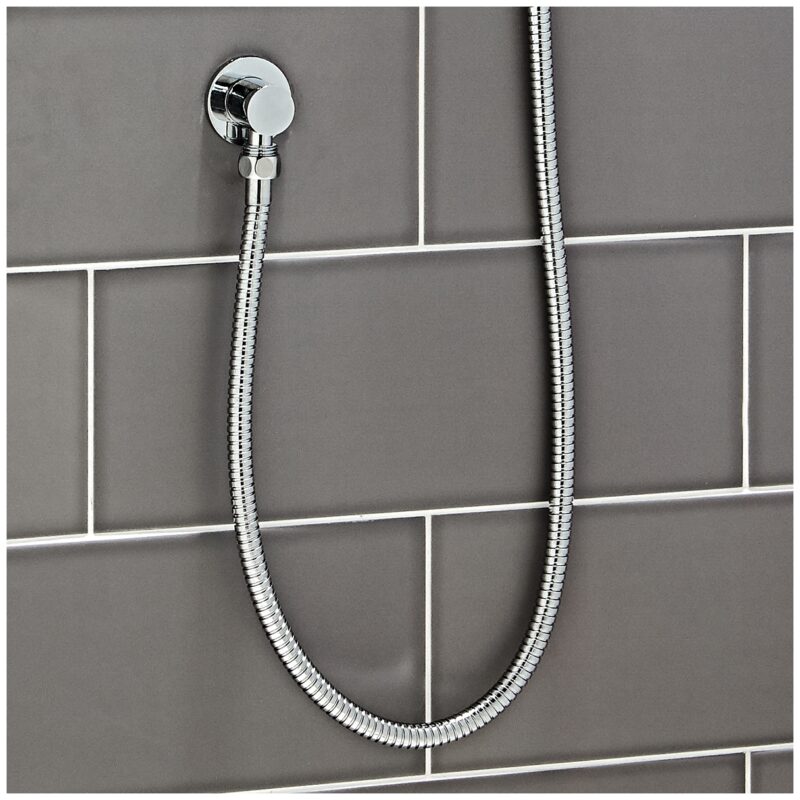 Scudo Chrome Round Wall Outlet Elbow