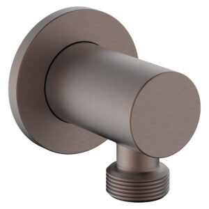 Scudo Round Outlet Elbow Brushed Bronze
