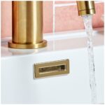 Scudo Brass Rectangle Basin Overflow Insert