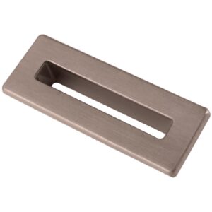 Scudo Brushed Bronze Rectangle Overflow Insert Square Basin