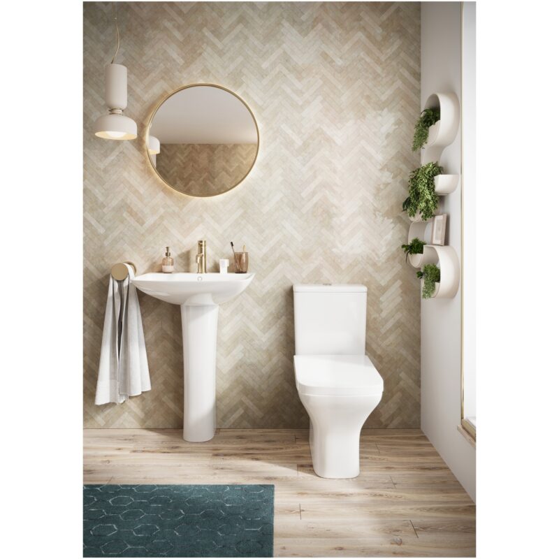 Scudo Porto Open Back Rimless WC Pan