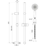 Scudo Middleton Slide Rail Kit with Adjustable Mounting Brackets