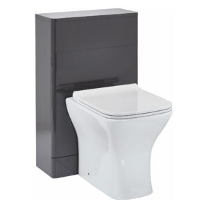 Scudo Rossini Back to Wall WC Unit Wolf Grey